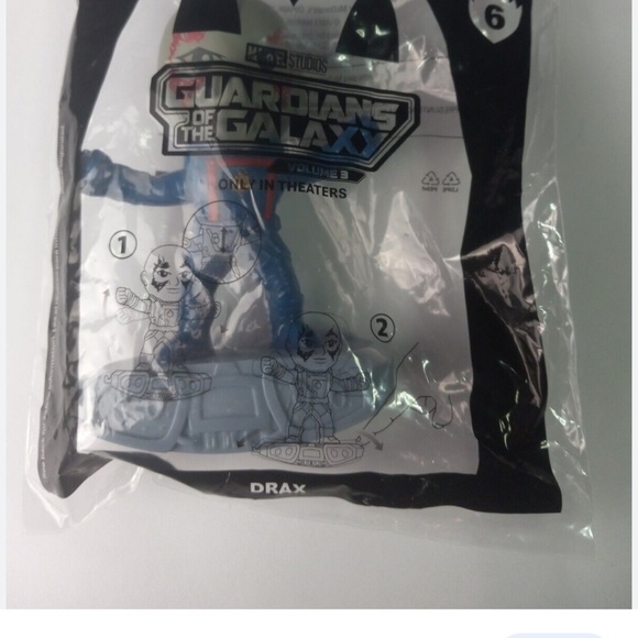 McDonald’s Disney Marvel Guardians of the Galaxy Vol 3 Drax Happy Meal Toy. New. - Picture 5 of 7